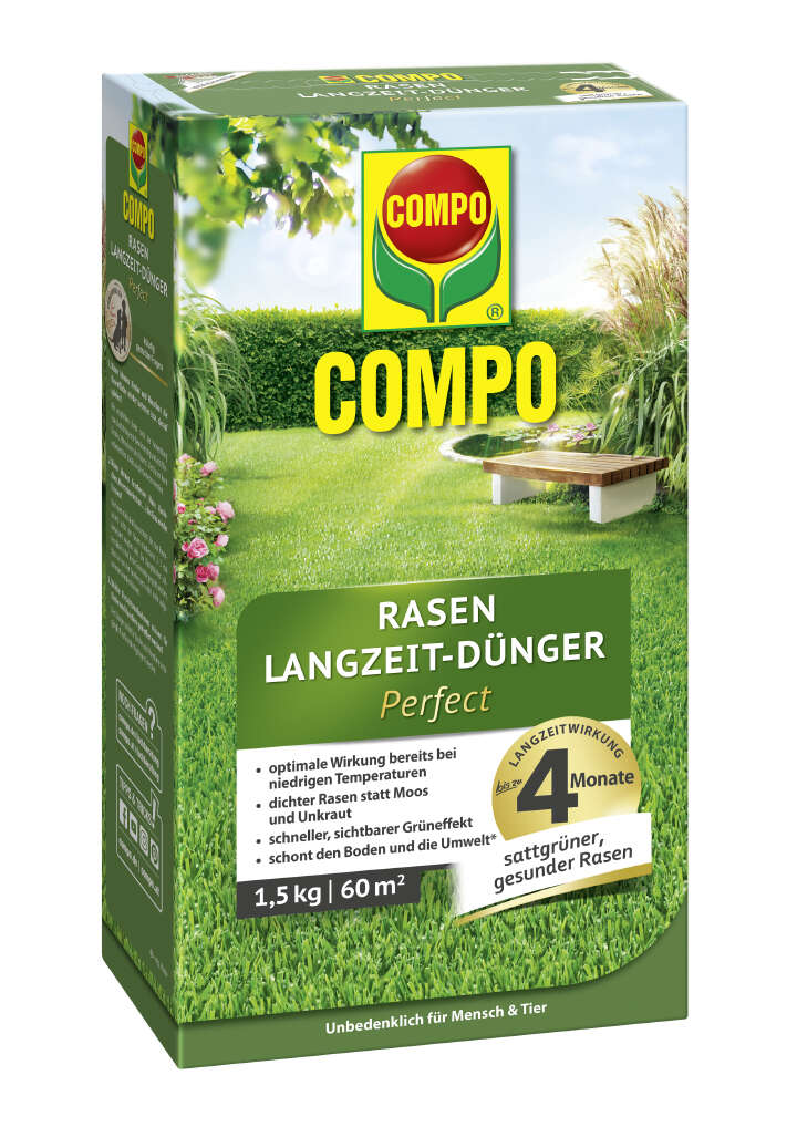 COMPO Rasen Langzeit-Dünger Perfect